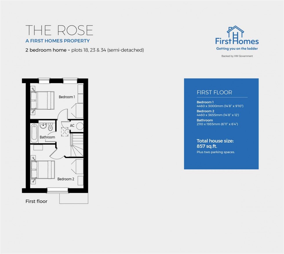 Floorplan for Plot 23, Severn Meadows,