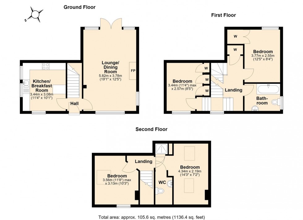 Floorplan for West Street, Warwick