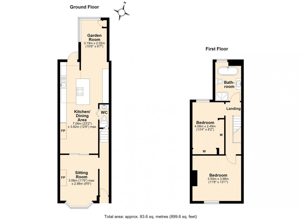 Floorplan for Westgrove Terrace, Leamington Spa