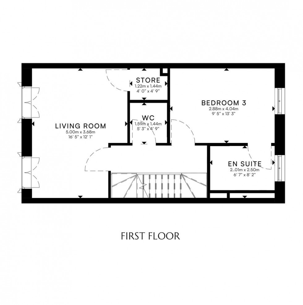 Floorplan for Plot 80 The Kingsford, Barton Square