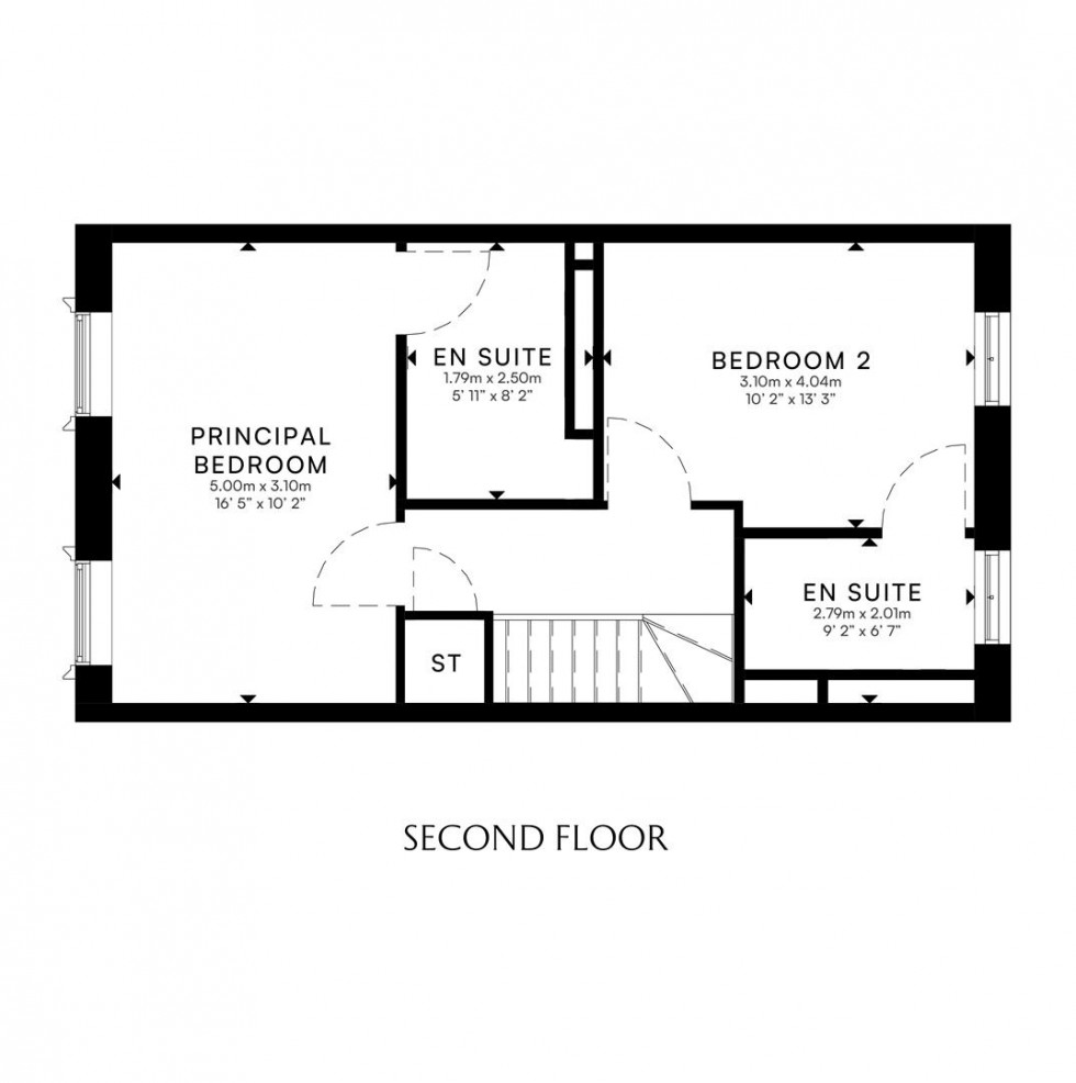 Floorplan for Plot 80 The Kingsford, Barton Square