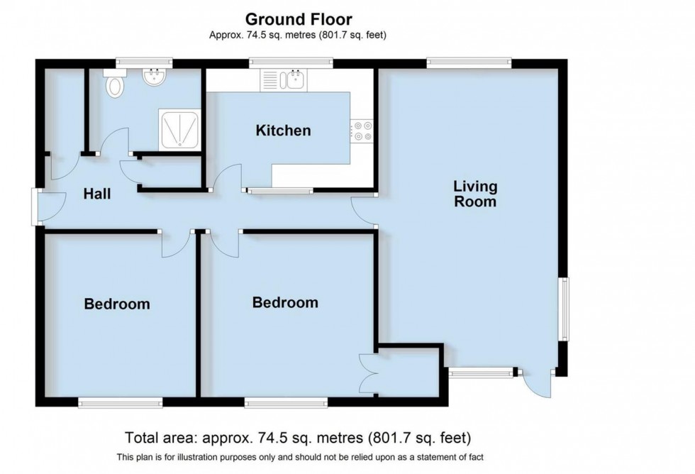 Floorplan for Brookhurst Court, Beverley Road, Leamington Spa