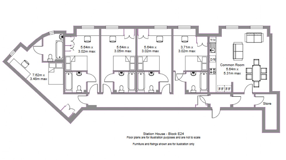 Floorplan for Station House Old Warwick Road,  Leamington Spa, CV31